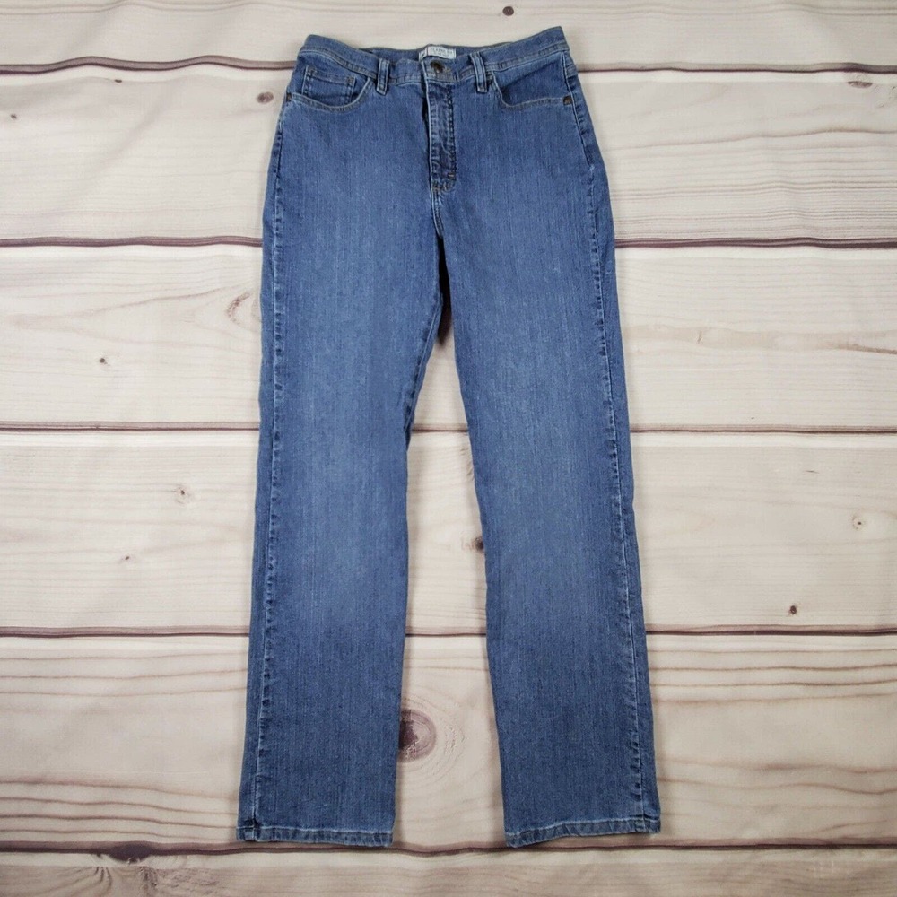 CC - Lee Classic Fit Jeans Women's 12 Medium Medium Wash High Rise Stretch